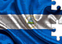 Flaga, Nikaragui