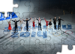 Łyżwiarze, Olimpiada, Sochi 2014