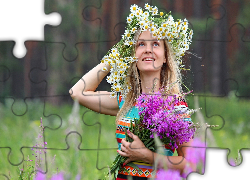 Blondynka, Wianek, Bukiecik, Kwiatów, Polana, Las