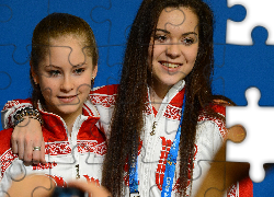 Lulia Lipnitskaya, Adelina Sotnikova, Łyżwiarki, Sochi 2014