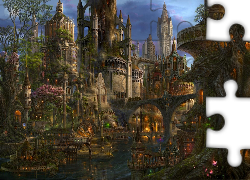 Fantasy, Miasto, Budynki