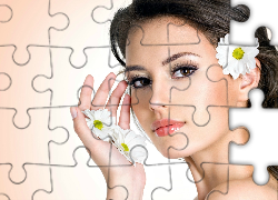 Piękna, Modelka, Makijaż