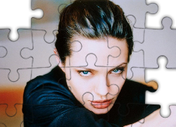 Angelina Jolie, niebieskie oczy