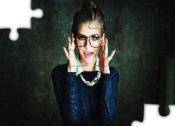 Kobieta, Okulary, Intelektualistka