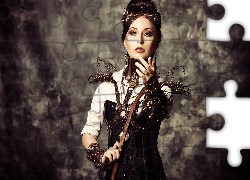 Kobieta, Modelka, Robot