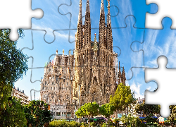 Hiszpania, Barcelona, Kościół, Świątynia Pokutna Świętej Rodziny, Sagrada Familia