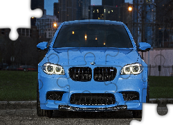 Niebieski, Samochód, BMW, M5, F10