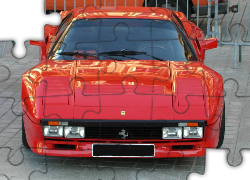 Ferrari,światła , maska , zderzak