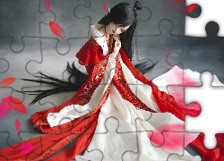 Japonka, Lalka, Kimono