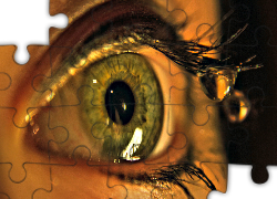 Ludzkie, Oko, Rzęsy, Łzy