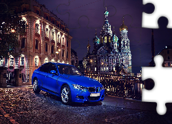 Samochód, BMW, 335i, F30, Cerkiew, Sobór Zmartwychwstania Pańskiego, Petersburg
