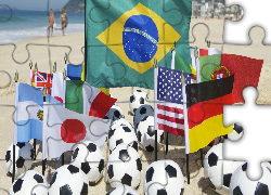 Mistrzostwa, Świata, Brazylia, 2014, Piłki, Plażowe