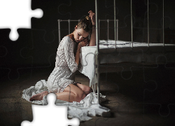 Kobieta, Poranek, Łóżko