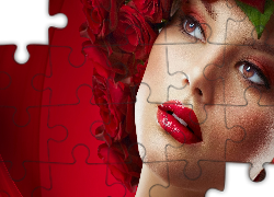 Czerwona, Szminka, Kobieta