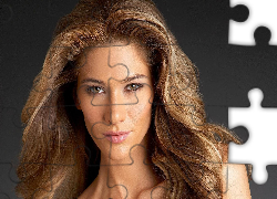 Piękna, Kobieta, Spojrzenie