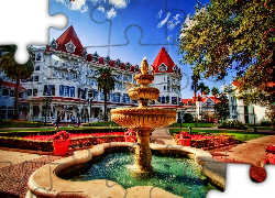 Hotel Disney Grand Floridian, Ogród, Fontanna, USA