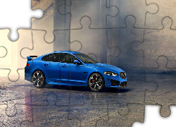 niebieski, Jaguar, XFS