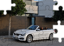 BMW 435i, Cabrio, biały