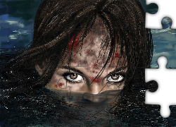 Tomb Raider, Lara Croft, Woda
