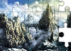 Fantasy, Zamek, Mgła