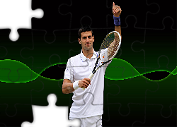 Novak Djokovic, tenis, rakieta tenisowa, sport