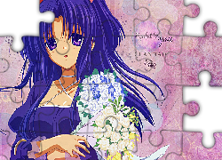 Kotomi Ichinose, Clannad, anime, kwiaty
