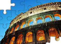 Włochy, Rzym, Amfiteatr, Koloseum