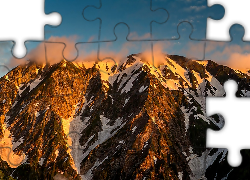 Góry, Przebijające, Światło