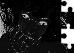 Portret kobiety, Negatyw