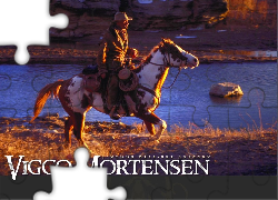 Viggo Mortensen,koń, woda
