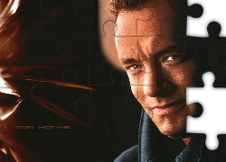 Tom Hanks,twarz, brązowe oczy