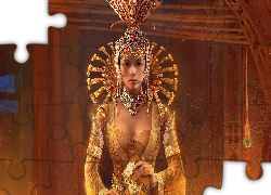 Kobieta, Orientalna, Księżniczka, Moda, Styl, Biżuteria