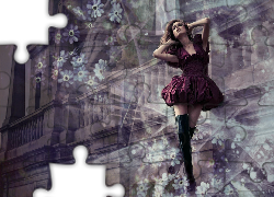 Kobieta, Wysokie, Kozaki