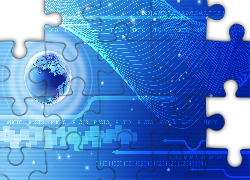 2D, Grafika, Technologia, Niebieskie