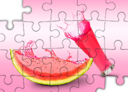 Sok, Arbuz, Szkło, Kolor