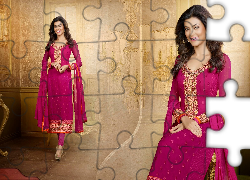 Kobieta, Aktorka, Bollywood, Strój, Salwar, Kameez