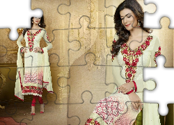 Kobieta, Aktorka, Bollywood, Strój, Salwar, Kameez