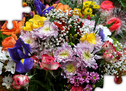 Kwiaty, Bukiet, Kwitnące, Kolorowe