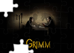 Serial, Grimm, Mężczyźni, Stół