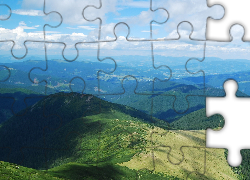 Krajobraz, Góry, Chmury, Niebo