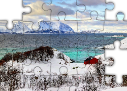 Góry, Zatoka, Dom, Zima