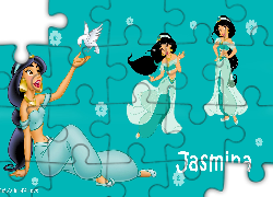 Bajka, Aladdin, Aladyn, Disney, Jasmina