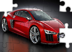 Czerwone, Audi, R8