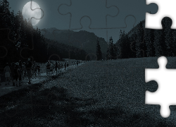 Dolina, Kościeliska, Noc