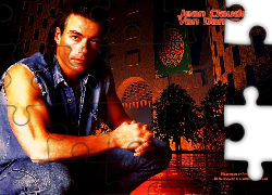 Jean Claude Van Damme,długie włosy