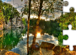 Jezioro, Skały