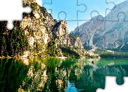 Góry, Dolomity, Jezioro