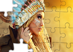 Kobieta, Indianka, Pióropusz