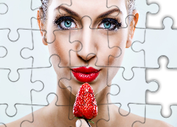 Kobieta, Usta, Truskawka