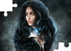 Kobieta, Brunetka, Makijaż